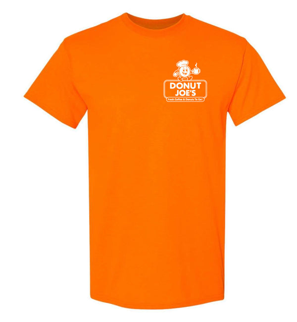 Donut Joe’s Youth T-Shirt – Safety Orange (Gildan 5000B)