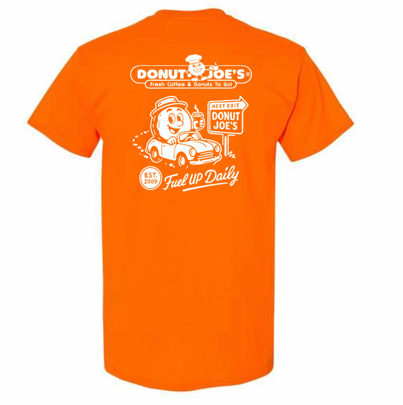 Donut Joe’s Youth T-Shirt – Safety Orange (Gildan 5000B)