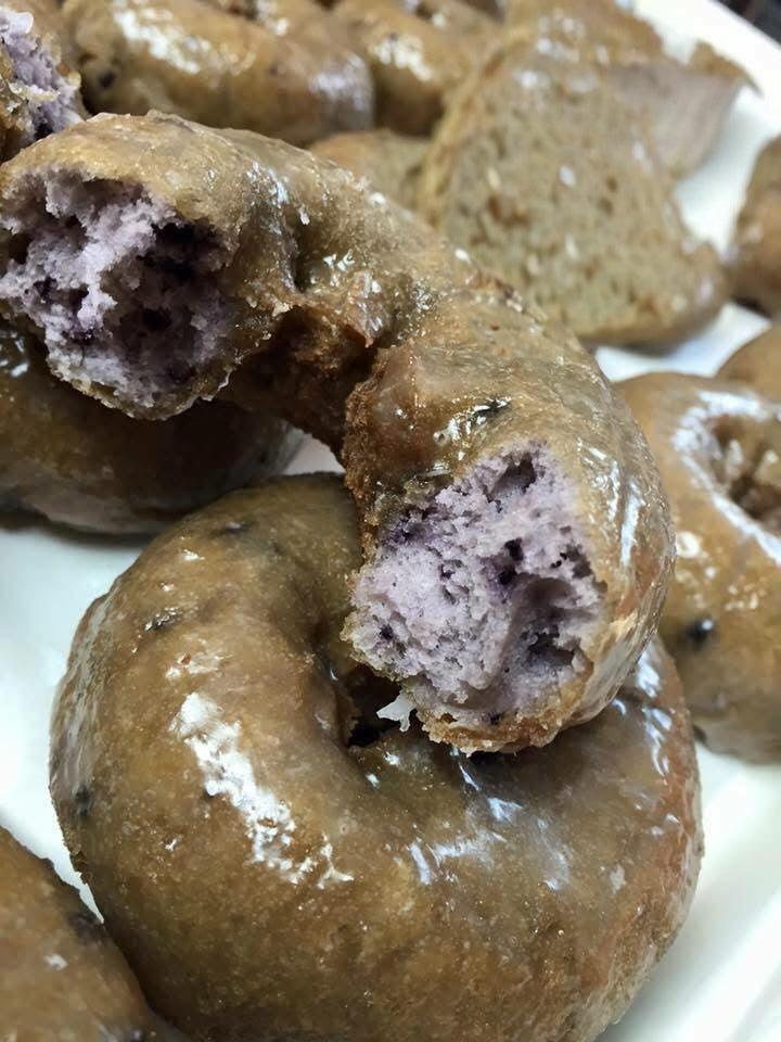 Blueberry Cake Donut – Bursting with Berries & Glazed to Perfection