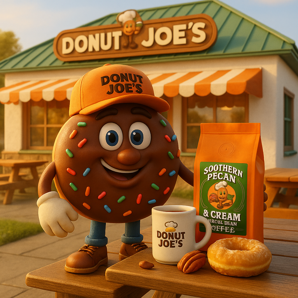Southern Pecan & Cream Coffee – Whole Bean from Donut Joe’s