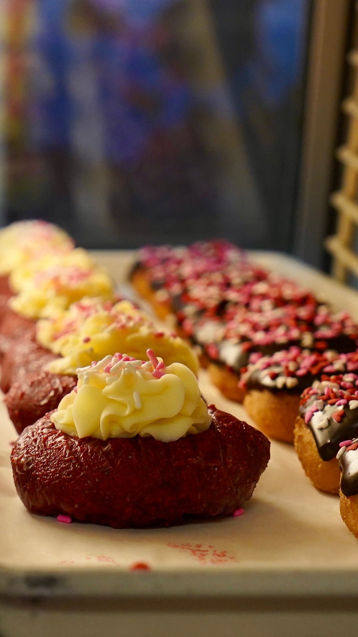 Red Velvet Donut with Cream Cheese Icing – A Southern Classic
