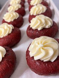 Red Velvet Donut with Cream Cheese Icing – A Southern Classic
